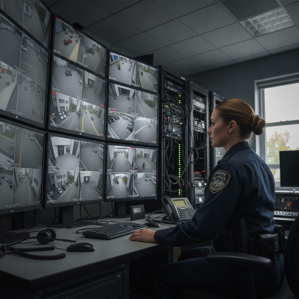 Tripton corporate security at an industrial facility